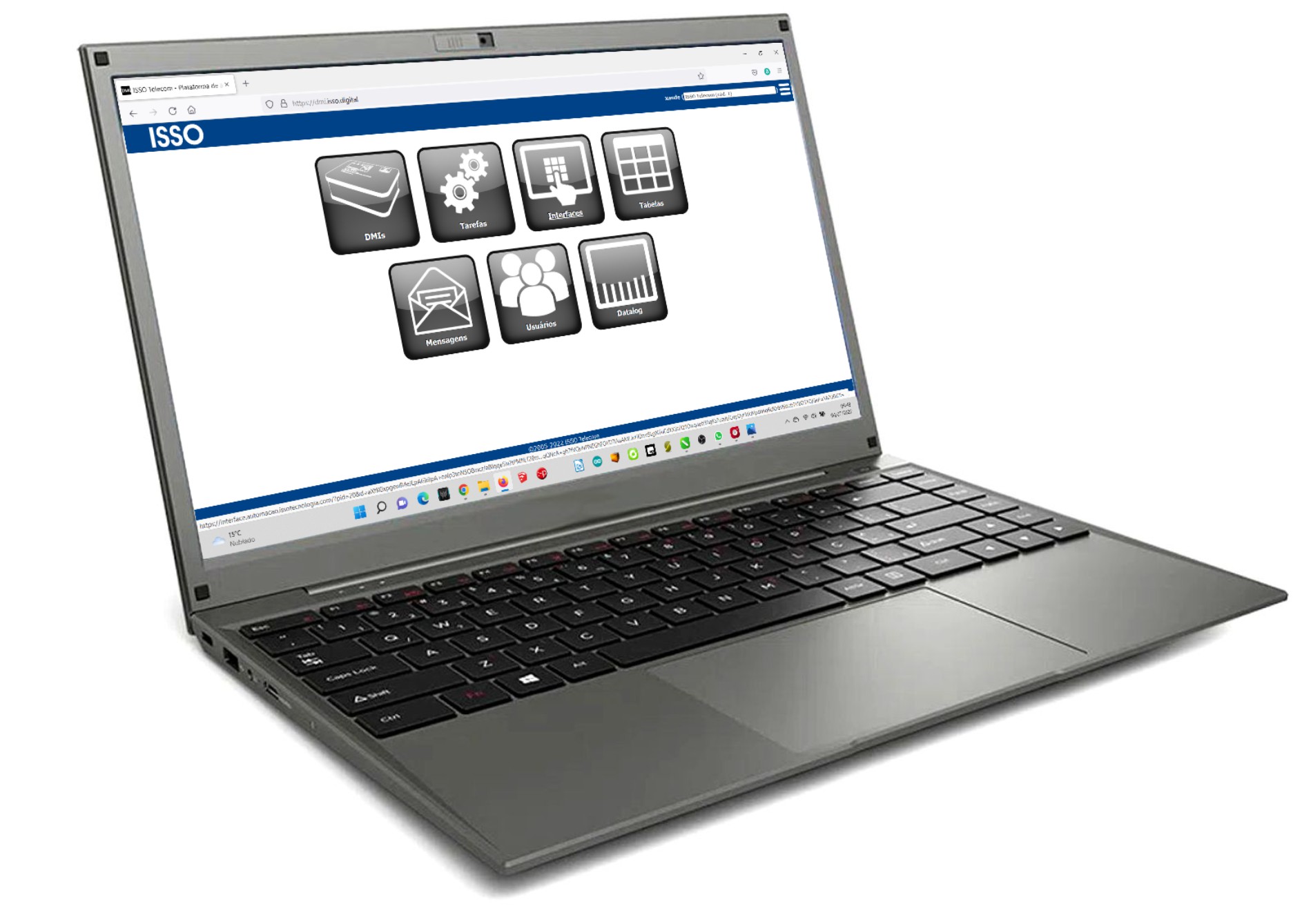  Sistema de telemetria online ISSO Datalog