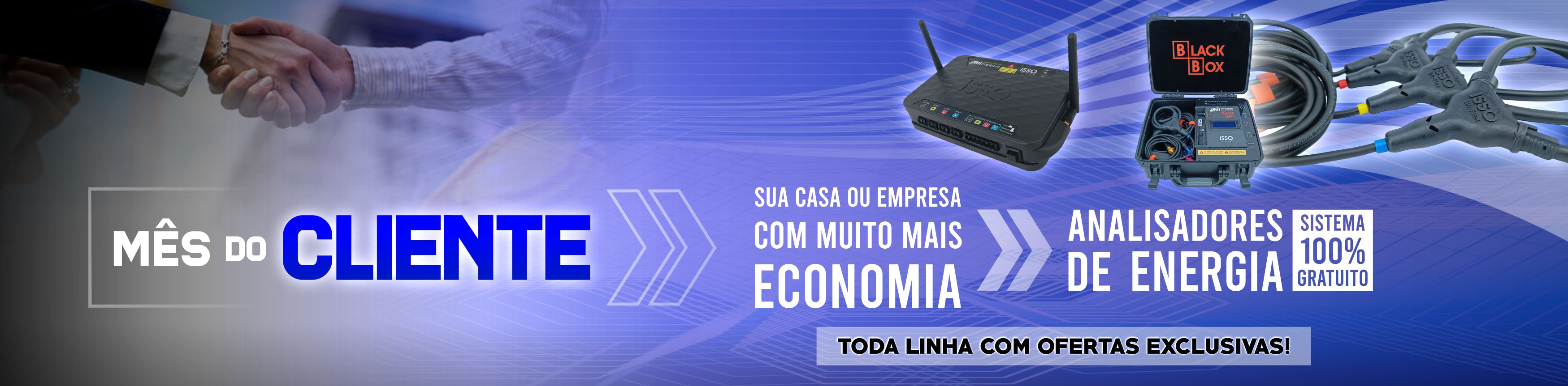 Analisador de energia portátil DMI MP2000R Black Box