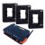  Kit DMI F5 Black Box 1000A Bipartido Bidirecional conexão Wifi, LAN, GSM/GPRS Suporta TCs X/5A, kwh, kvar, harmônicas 