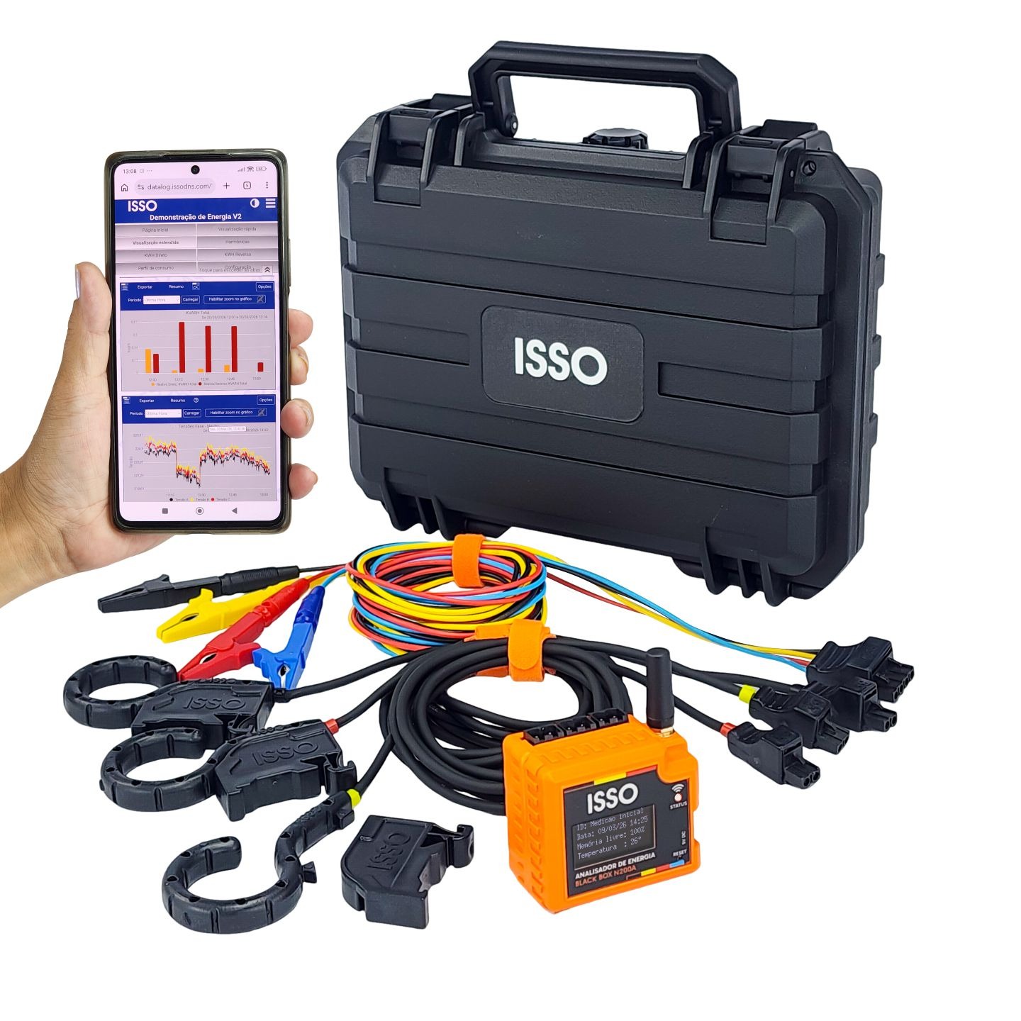 Analisador de energia ISSO BLACK BOX N200A