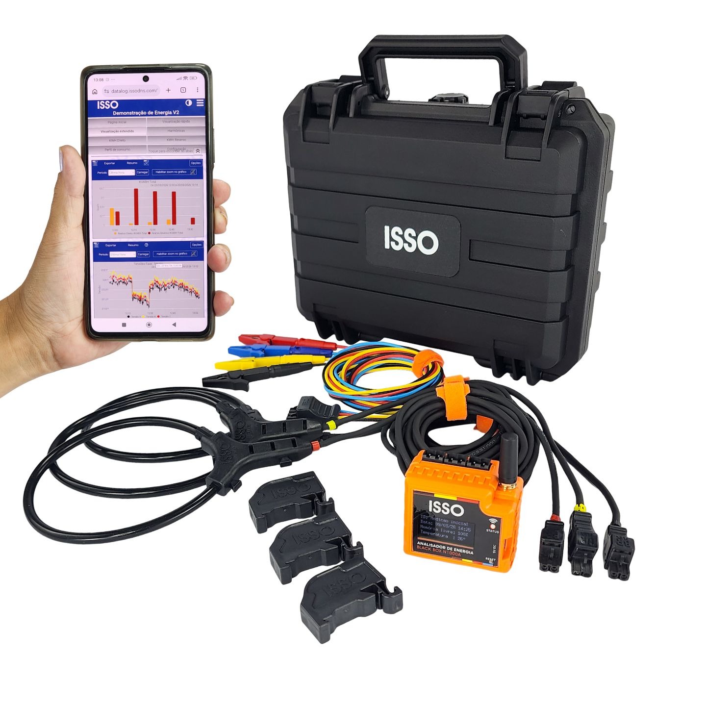 Analisador de energia ISSO BLACK BOX N1000A