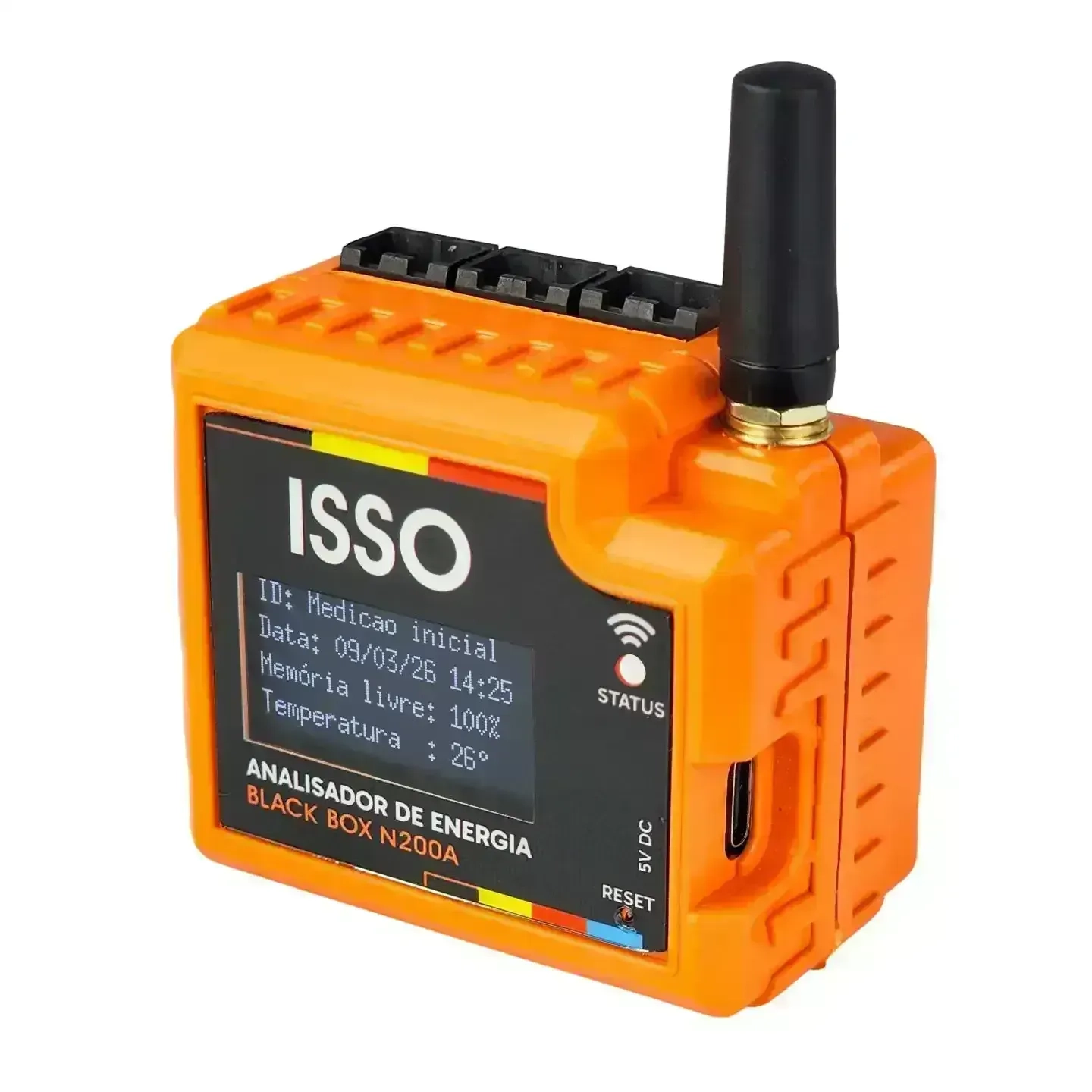 ANALISADOR DE ENERGIA ISSO - BLACK BOX N200A - 2