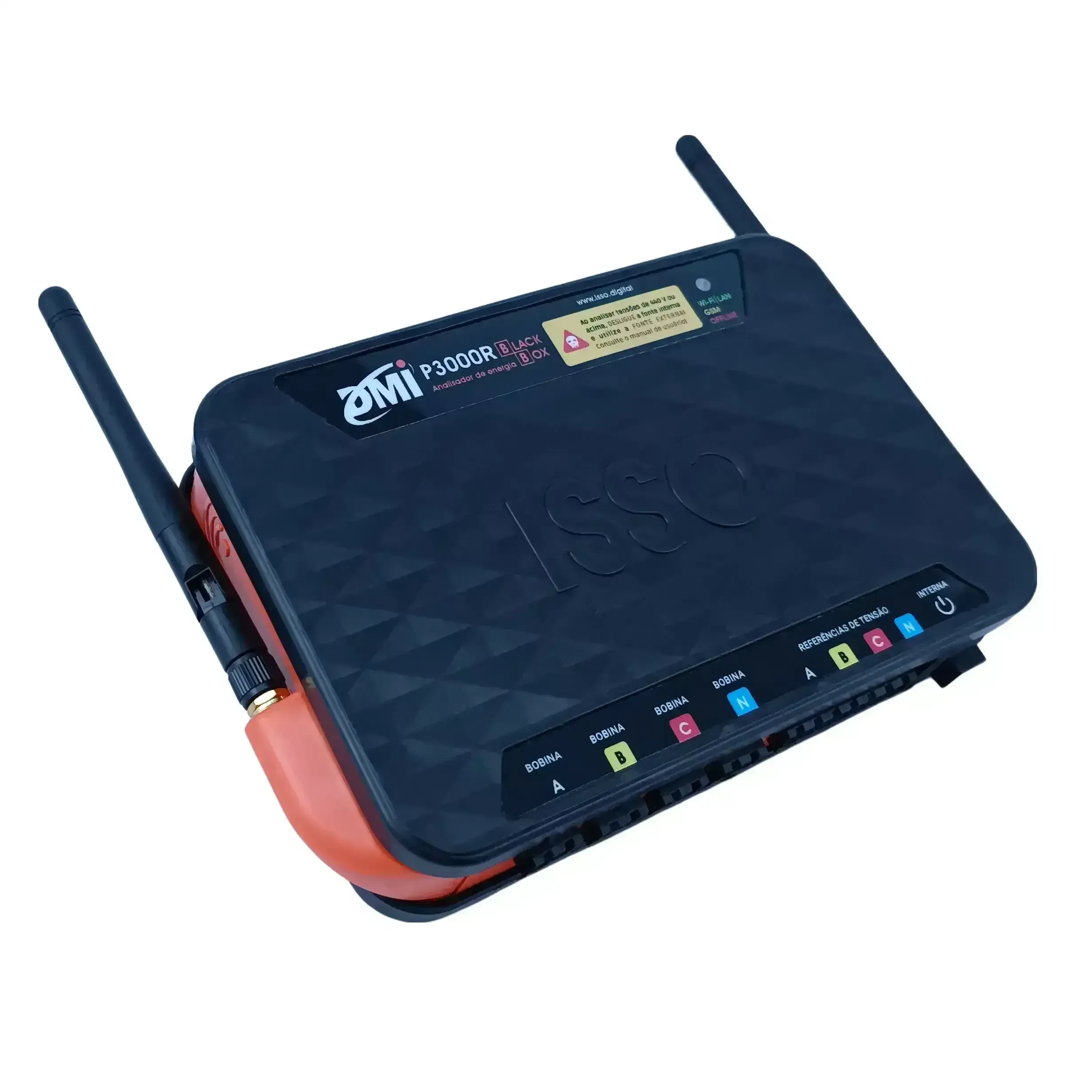 ANALISADOR DE ENERGIA ISSO - BLACK BOX P3000R - 3