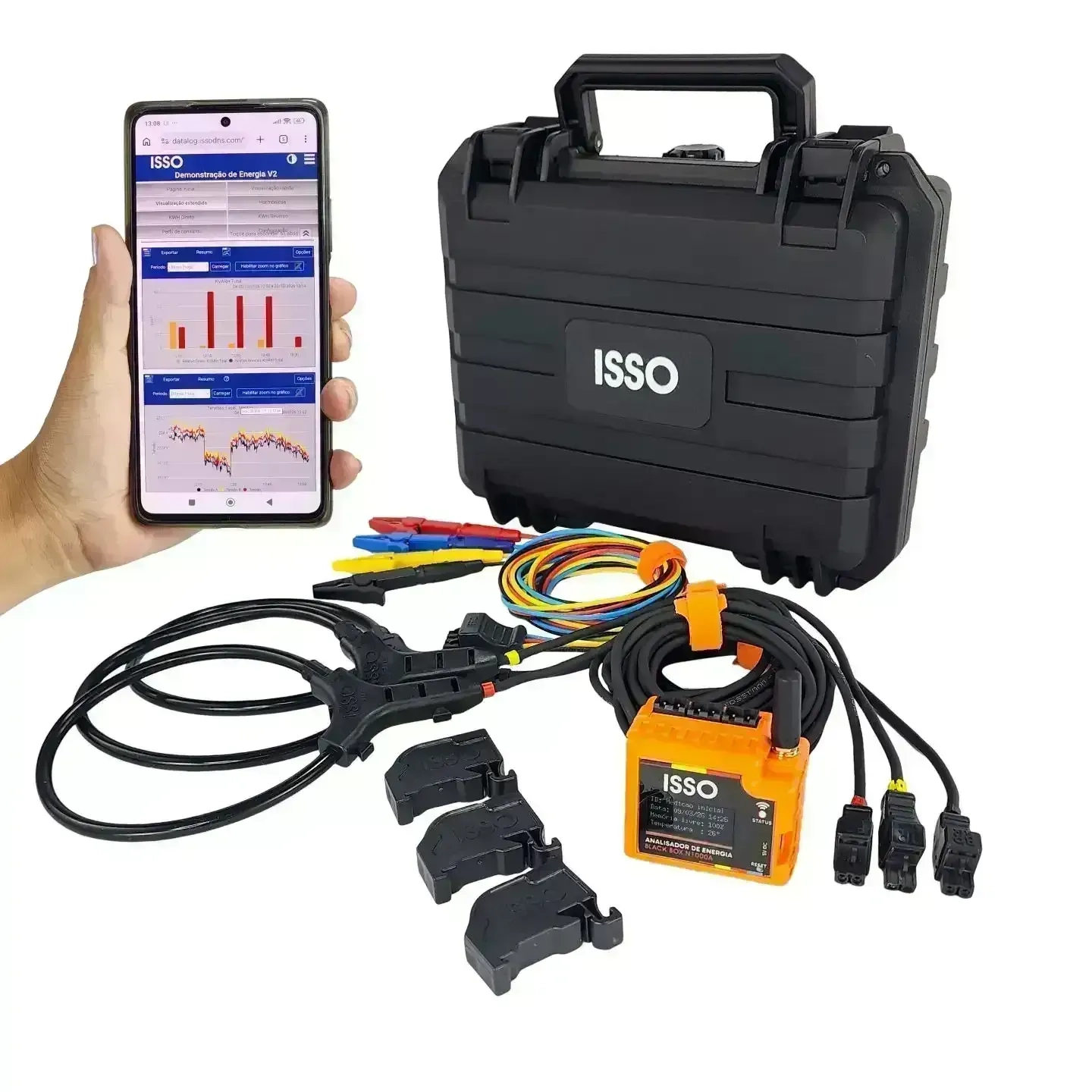 ANALISADOR DE ENERGIA ISSO - BLACK BOX N1000A - 0