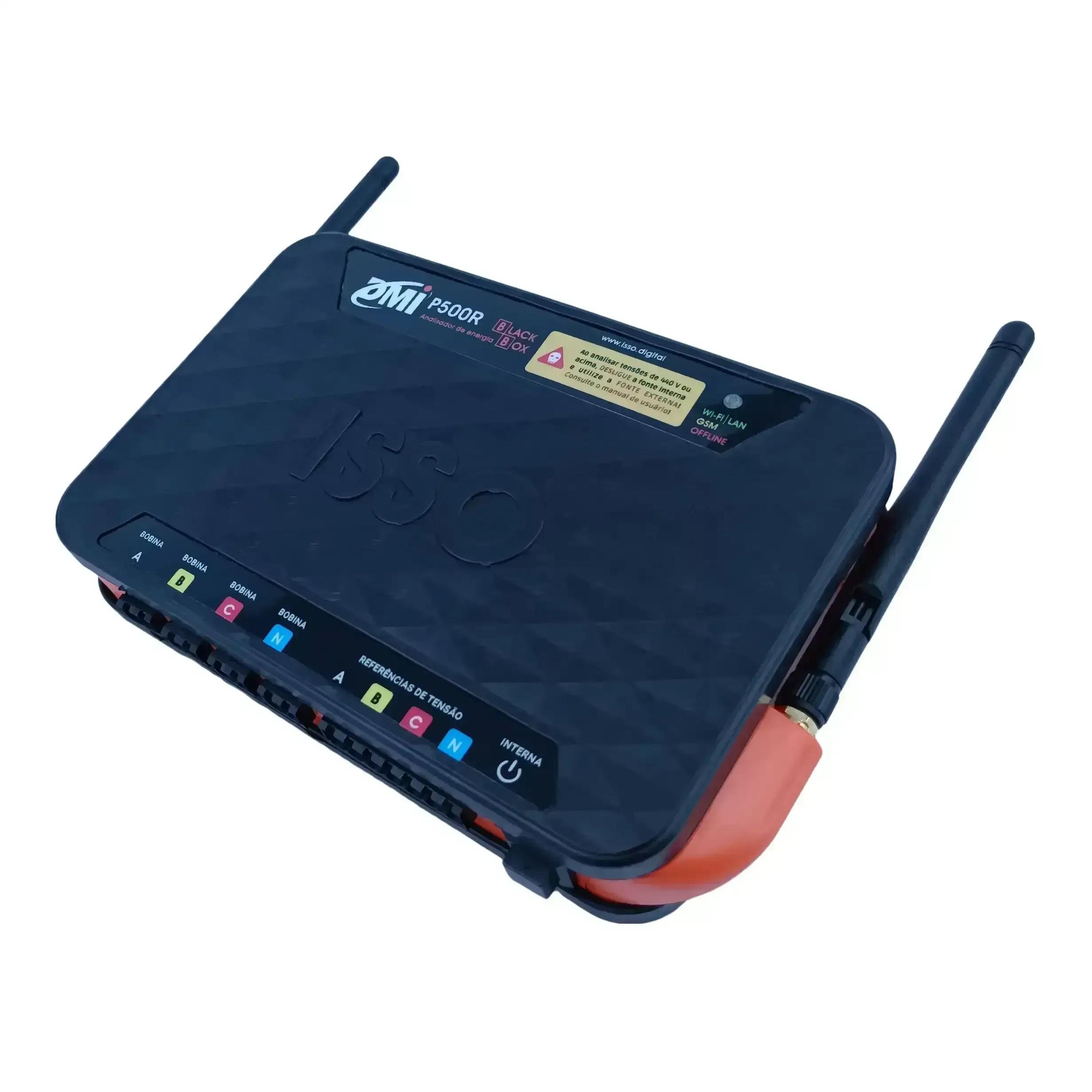 ANALISADOR DE ENERGIA ISSO - BLACK BOX P500R - 1
